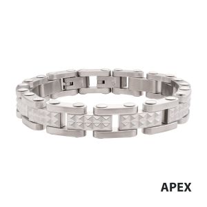 INOX Jewelry Black Paracord Rope with Steel Anchor Clasp Bracelet BR32011 -  Glennpeter Jewelers