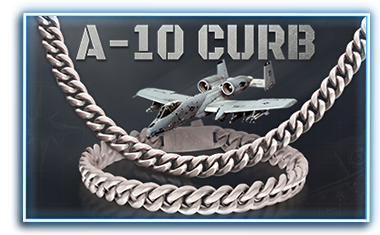 A-10 Titanium Curb Chain